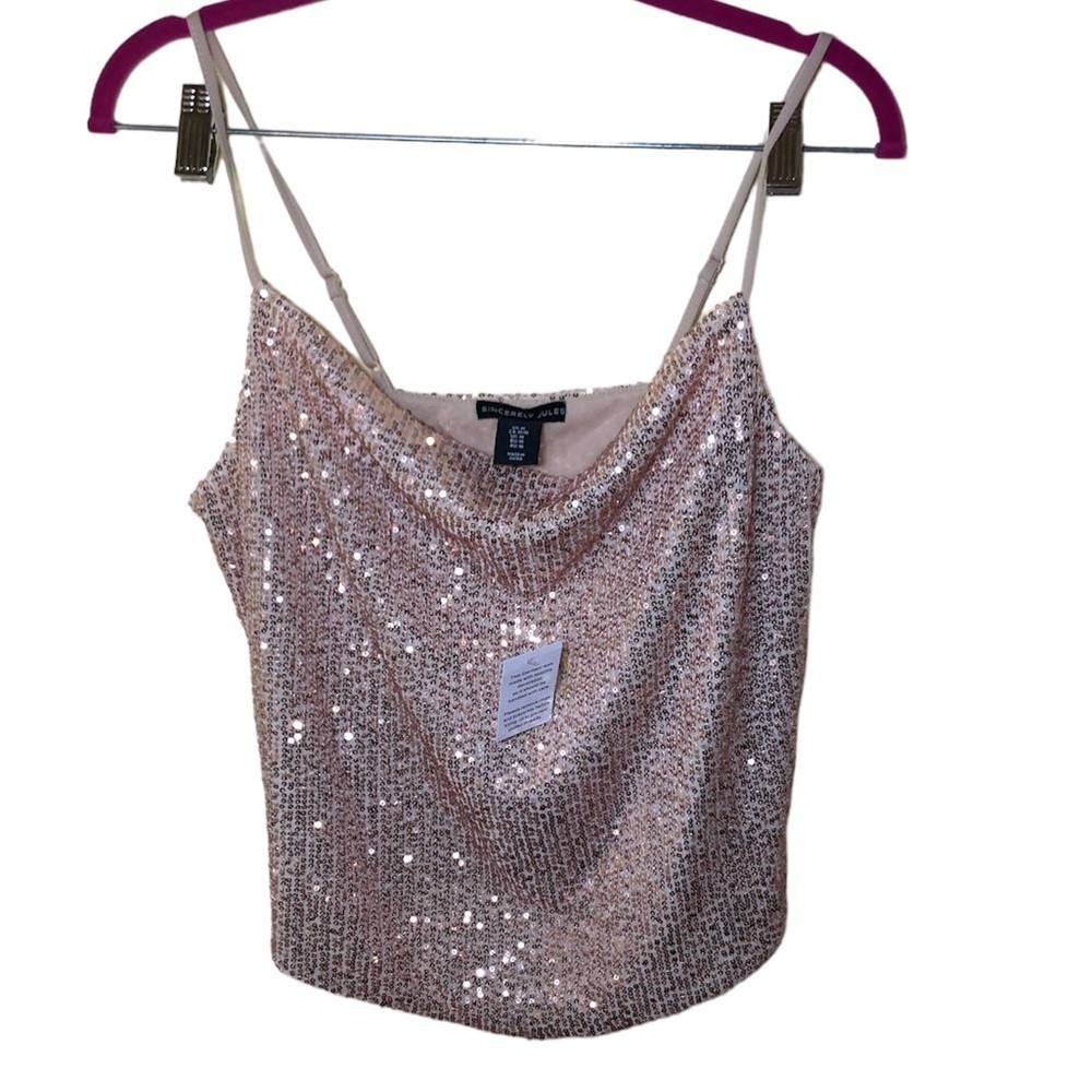 Sincerely Jules Cami Adjustable Spaghetti Strap Tank top size M